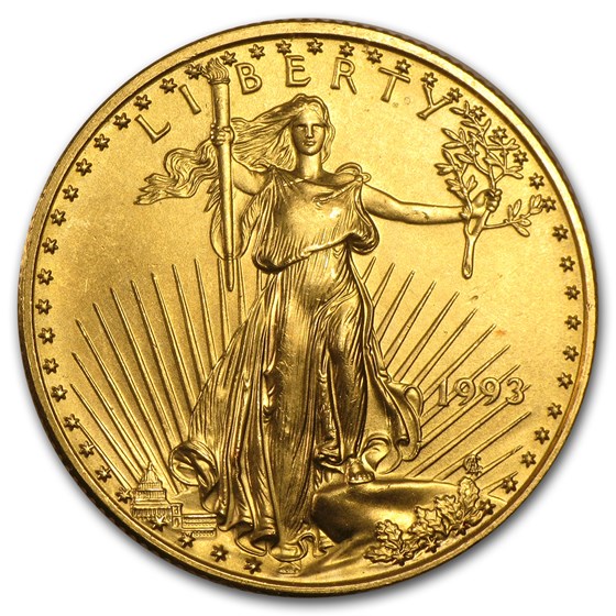 1993 1/2 oz Gold American Eagle BU 1993 1/2 oz Gold American Eagle BU